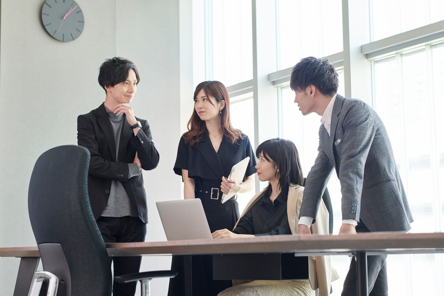 Payroll collection team at work